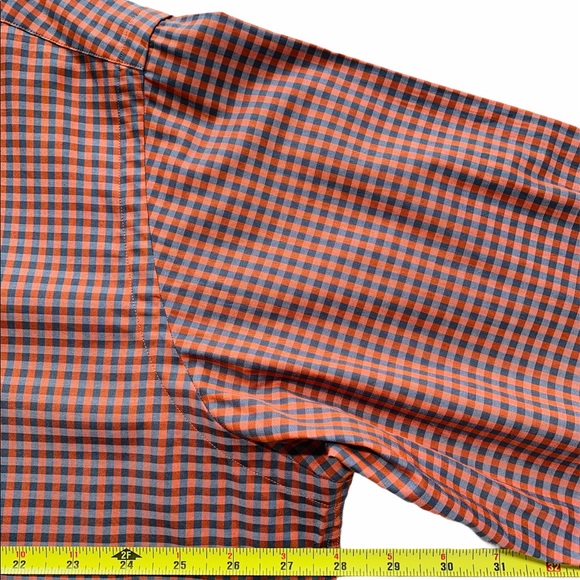 Thomas Dean Men’s 2X Long Sleeve UT Shirt Orange - Picture 10 of 12